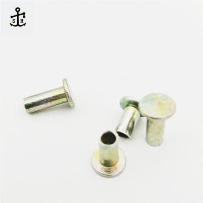 Tubular Carbon Steel Rivets Cap DIN 7338 Type C for Electrical Appliances