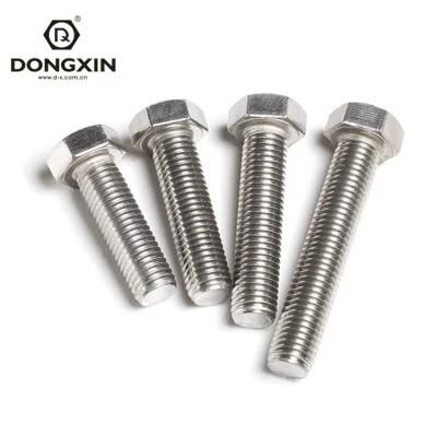 M2-M100 High Quality High Strength Carbon Steel Stainless Steel Hexagon Head Bolt