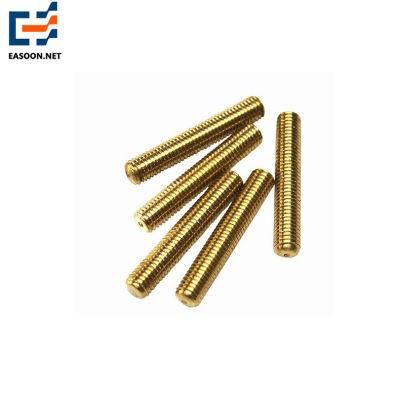 Copper Threaded Rod 8mm Brass Bolt and Nut Made in China Fastener