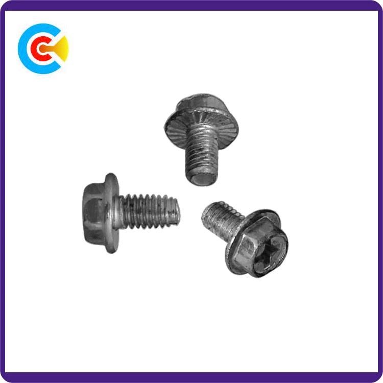 Combination Flanged-Hex/Phillips-Head Screw for Computers