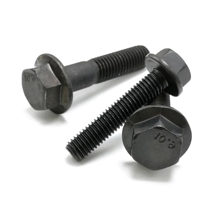 12.9 Hex DIN 6291 Bolts Nuts M14 JIS B1189 M10 M4 M7 12 Point Flange Bolt