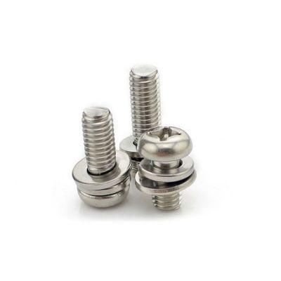 Hot Selling Stainless Steel Custom CPU Cooling Fan Fasteners Combined Spring Screw for Computer Heat Sink