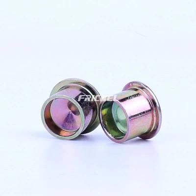 Fricwel Auto Parts Semi-Drilled Clutch Button Rivets Yellow Zinc Clutch Button Rivets Flat Head Rivets ISO/Ts16949 Certificate