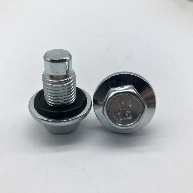 Flange Bolt Blue Wzp with a Rubber Silo Bolts
