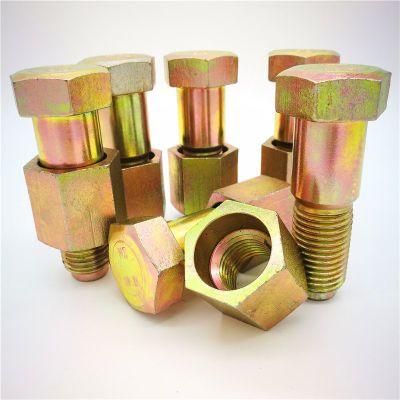 High Strength Hex Fitted Hexagon Head Bolts DIN 609/DIN 610 with Yellow Zinc Plated