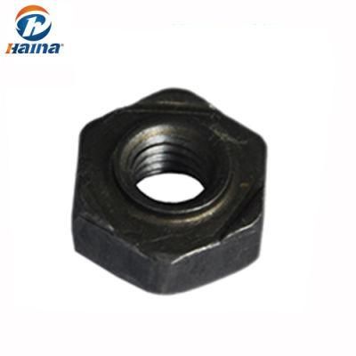 DIN929 High Quality Black Hex Weld Nut M3-M16, JIS B 1196 Hex Black Nut with Weld