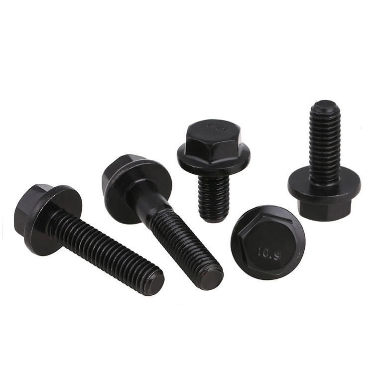 Grade 8.8/10.9/12.9 Black Finished Hex Head Bolt&Nut DIN931/DIN933