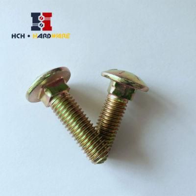 Zinc Yellow Round Head Square Neck Carriage Bolt