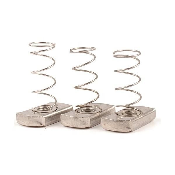 Spring Channel Nut Lock Nut Long Spring Nut Square Head Stainless Steel 304