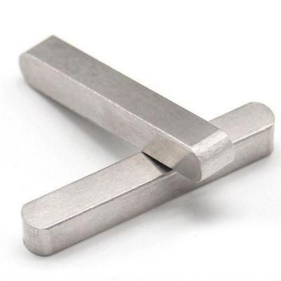 DIN6885A Stainless Steel Parallel Keys DIN 6885 Shaft Keys Round Ended Key