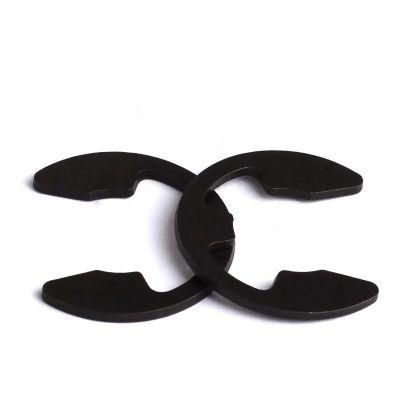 Hardware High Quality Carbon Steel Zinc Plated Black Coating Poodle External Retaining Ring for Shafts DIN6799