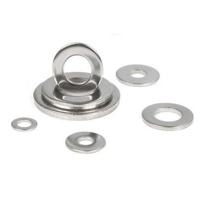 Manufacturer M5 M6 M8 M10 Stainless Steel 304 316 DIN125 Flat Washer