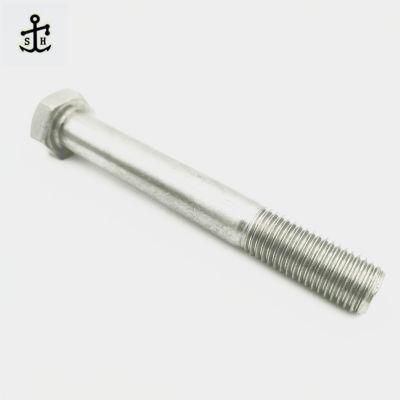 DIN931 M6/8/10 Stainless Steel Fasten Bolt Outer Hexagonal Connecting Rod Bolt Made in China