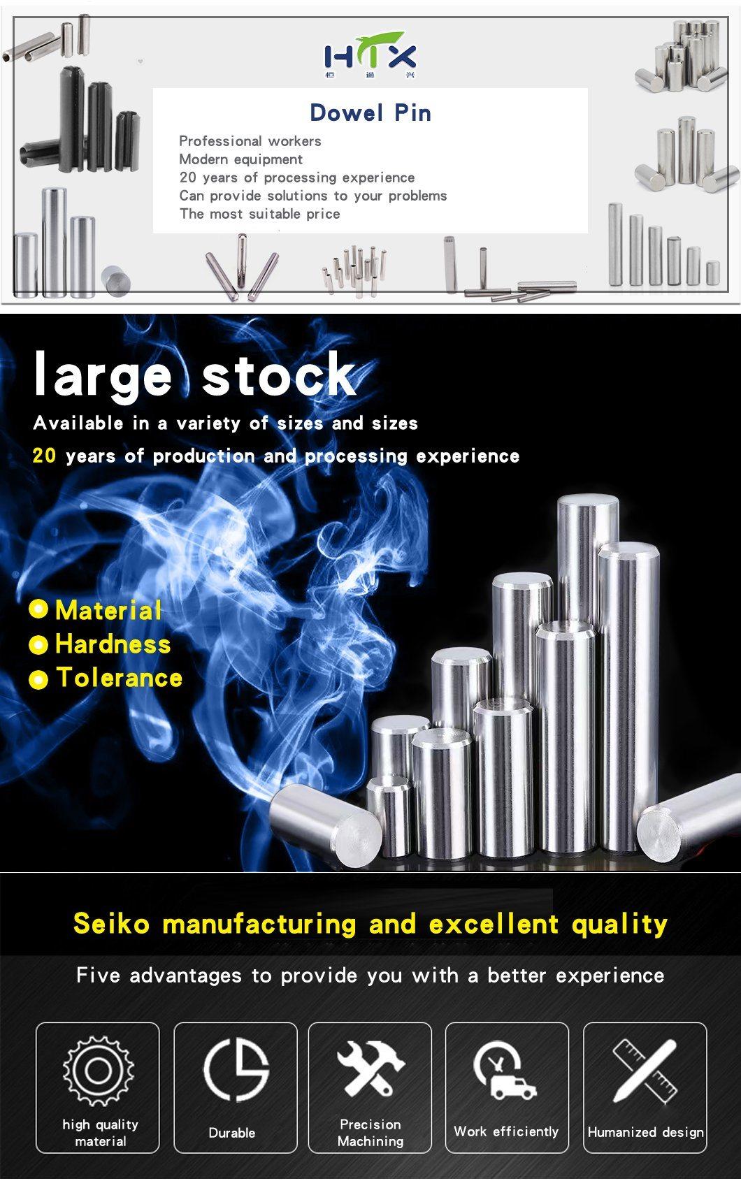Professional Customization Aluminum Dowel Pins Stainless Steel Grooved Dowel Pin