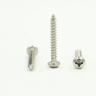 ODM Custom Carbon Steel Tamper Proof Security Cross Flat Head Flat Tail Self Tapping Screw