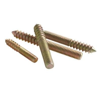 Company in China Yellow Zinc Double Head Screw