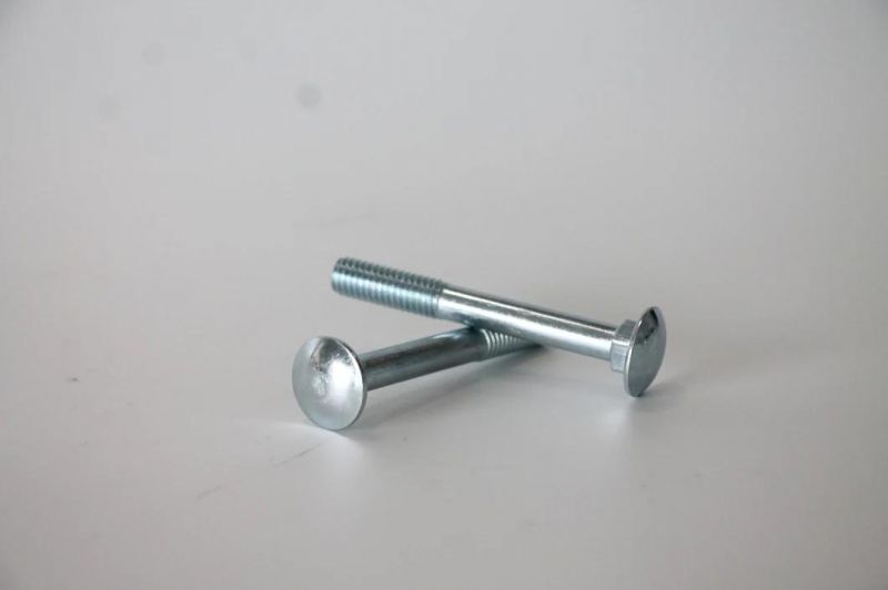 ASME Carriage Bolt/ Round Head Square Neck Bolt/Mushroom Head Bolt/ Coach Bolt Gr. 2, 5, 8, Zinc Plated