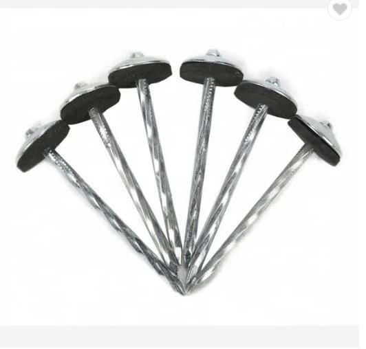 HD Galvanised 3" X 9ga 25kg Box Roofing Nails with Umbrella Head /Jolt Head Nails /Roofing Nails