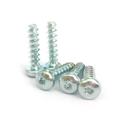 8.8 Grade Hardened Galvanized Torx Pan Head Self-Tapping Screws for Environmental Protection Plastics