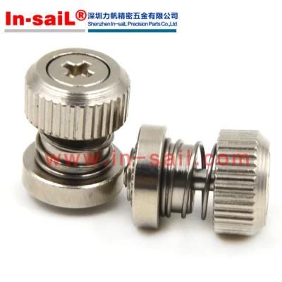 PF30-832-30cn&quot; in Captive Panel Screw-Low Profile Knob, Spring-Loaded PF30, PF31, PF32