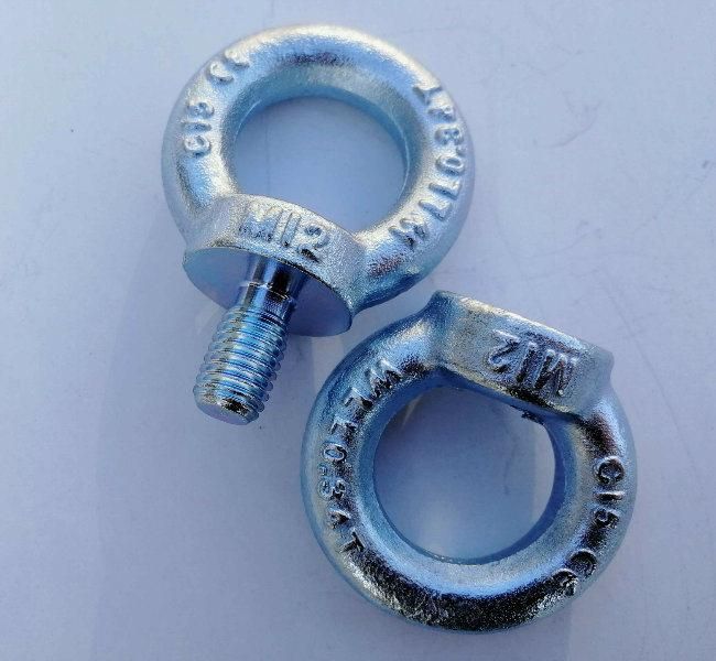Rigging Hardware Galvanized Carbon Steel Eye Bolt with Screw