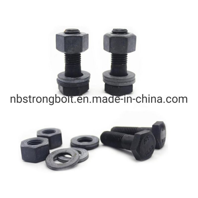 DIN6914 Large Hexagon Bolt Connection Bolts for Steel Construction High Strength Bolts Class 10.9