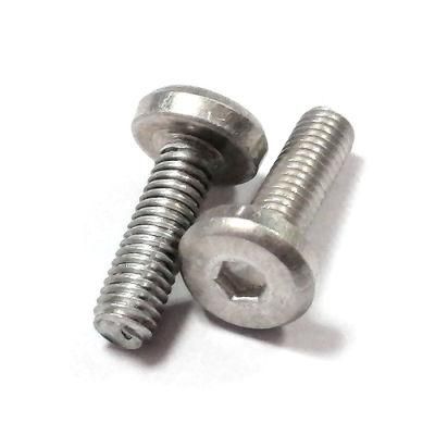 Stainless Steel Thin Low Head Hexagon Socket Allen Machine Screws