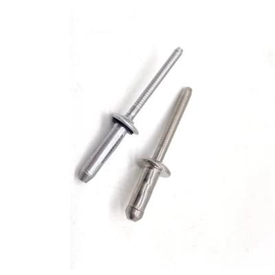 China Flat Domed Head Pop Blind Rivet Solid Steel Stainless Steel Rivets