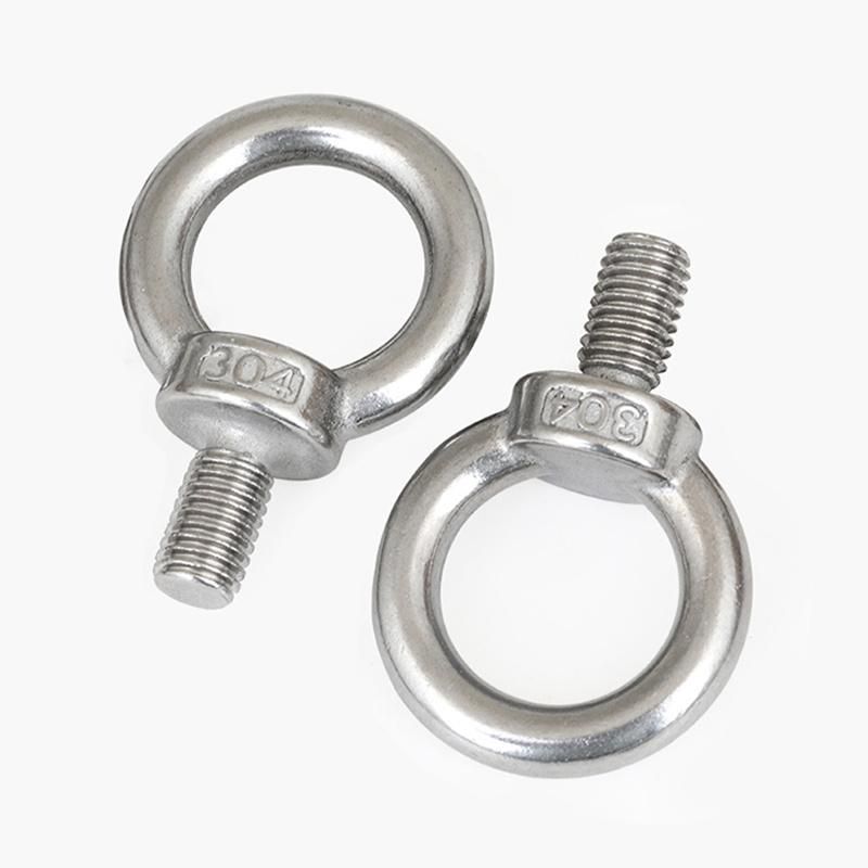 Rigging DIN580 Stainless Steel Drop Forged Galvanized Lifting Eye Bolt with Metric Thread