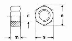 High Strength Carbon Steel Nut DIN557 Cheap