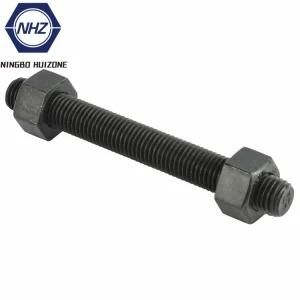 China Factory High Quality 1m/2m/3m Threaded Rods ASTM A193-B7 Black Finish