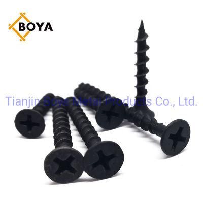 Carbon Steel Hardened Bugle Head Black Phosphating Drywall Screw From Tianjin Boya