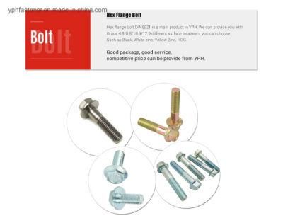 DIN 6921 Black /Yellow/Zinc Hexagon Head Flange Bolt