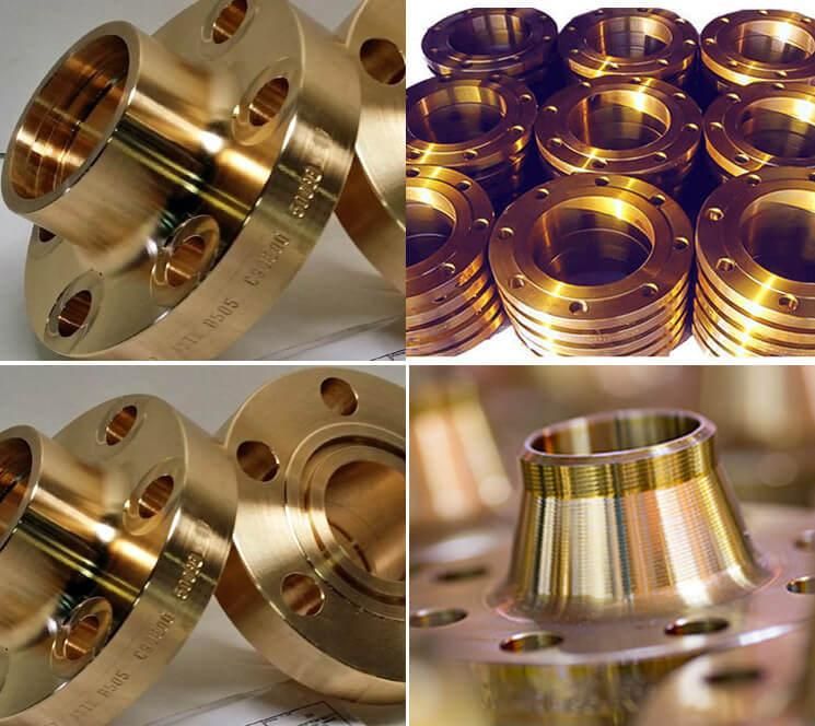 Densen Customized Copper Brass Forging Flange, Forged Plate Flange