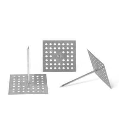 Perforated Base Insulation Pins for HVAC Ductwork