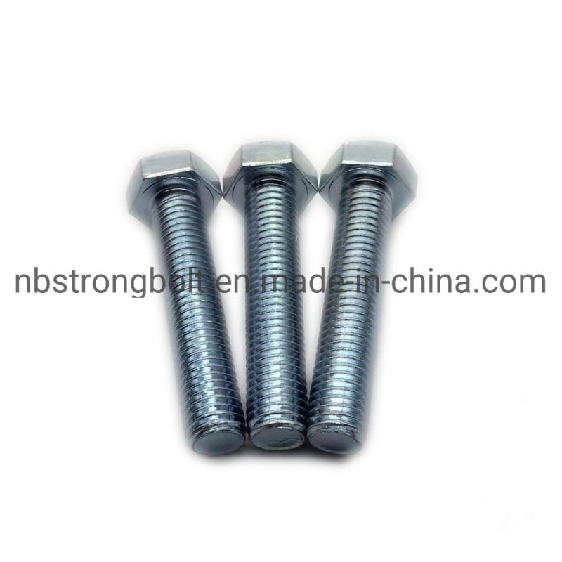 DIN931 Gr. 8.8 Hex Bolt Screw with Zp