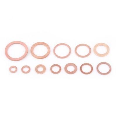 High Quality OEM Custom Size 22mm Copper Gasket Solid Copper Seal Washer