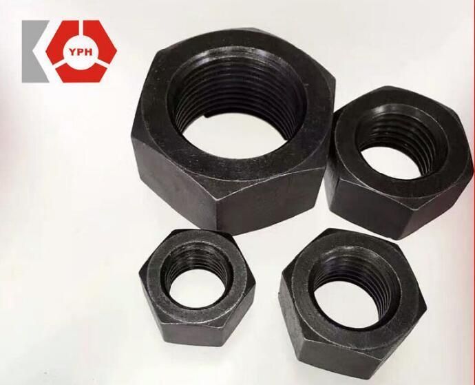 High Strength Hexagon Carbon Black Nuts DIN555