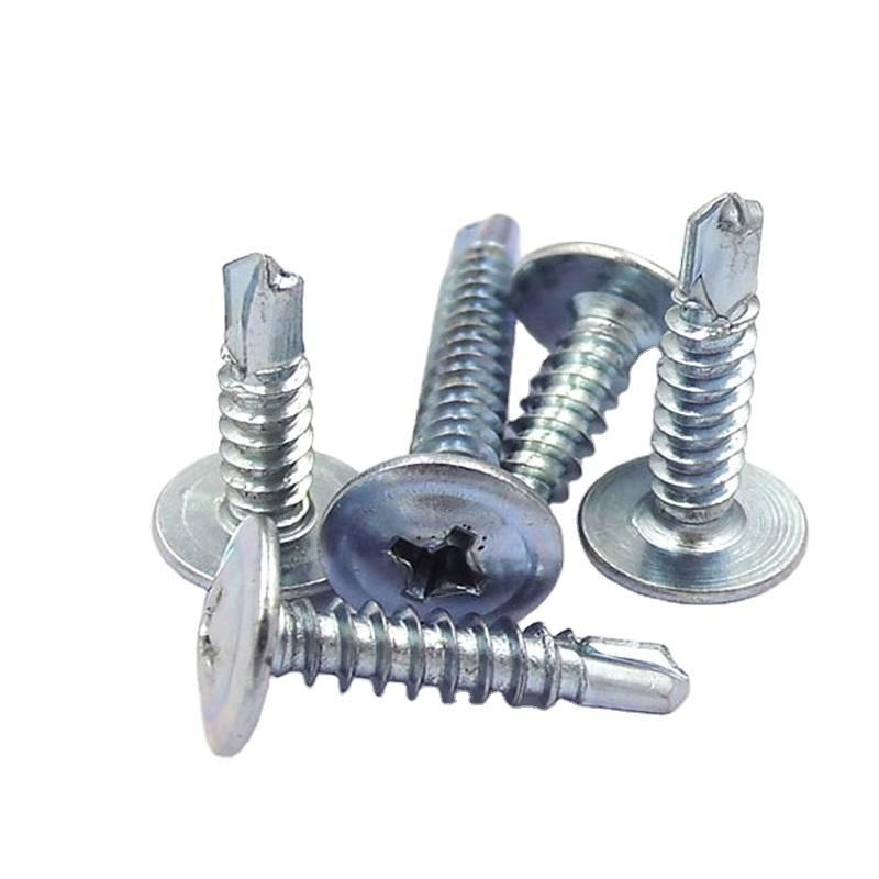 Phil Wafer Head Self Drilling Screw Modified Truss, Zinc Plated