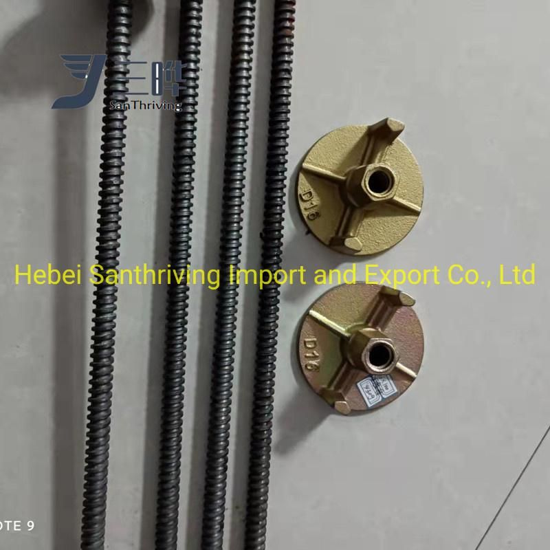 Formwork Accessories Steel Tie Rod for Concrete Construction