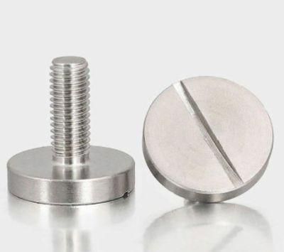 M3 M4 M5 Ss 304 316 Stainless Steel Cheese Head Slotted Straight Knurled Thumb Screw