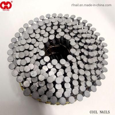 Most Popular Type Direct Manufacturer in Anhui Galvanized 2.87*83 Wire Coil Collated Nails.