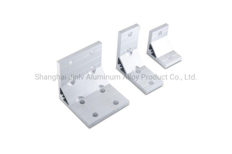90 Degree Support Angle Piece Aluminum Bracket Profile Corner Connector