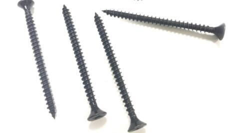3.8X64mm Fine Thread Drywall Screws with Black Phosphate Coated Good Quality Drywall Screw