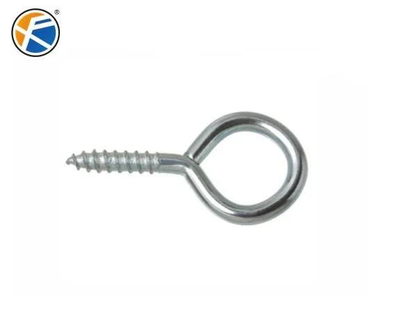 Carbon Steel Zinc Plated Closed Eye Screws / Hook Screws