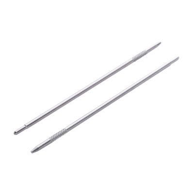 Customized Stainless Steel Knurled Threaded Shaft Knurled Dowel Pin