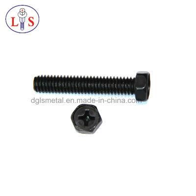 Cross Recess Outer Hexagon Socket Machine Bolt