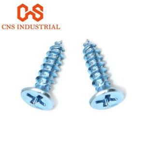 Zinc Plated Steel Phillips Countersunk Self Tapping Chipboard Screw for Wood