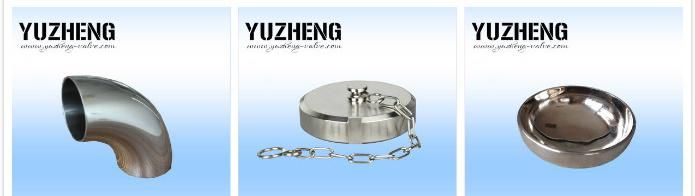 Sanitary Stainless Steel Pipe Clamp End Tee