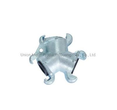 Triple Connector Universal Crowfoot Coupling Chicago Fitting 3-Way Claw Coupling